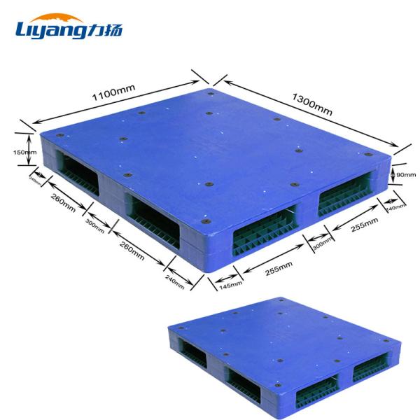Cheap Cold Racking HDPE Pallets 6T Static Load Injection Moulded Pallets for sale