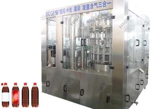Best 3 In 1 Carbonated Soft Drink Beverage Can Filling Machine PLC Control System wholesale