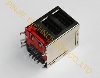 Cheap DOUBLE USB +ESATA SOCKET for sale