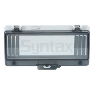 10 Modules IP67 Watertight Hinged Windows Syntax AW10 With Knurle Screws 196*101*28mm