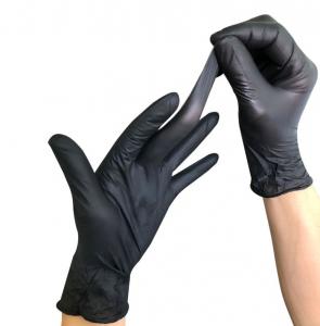 Best Non Sterile Nitrile Medical Gloves Black Disposable Nitrile Gloves wholesale