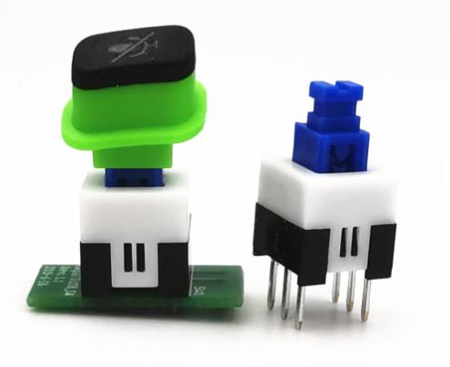 Cheap IP65 6 Pin DIP 7x7 Push Button Micro On Off Switch for sale