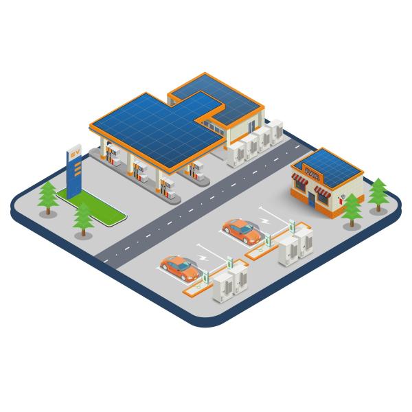 Cheap PV Battery Ess Energy Storage System For Renewable Energy Microgrid Charge Station Application for sale