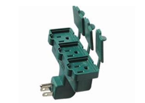 Cheap Three Core Three Hole Clamshell Changeover 3 Prong Power Plug for sale