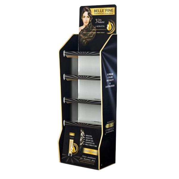 Cheap Supermarket PVC Display Stand Foam Board Shampoo Display Stand With Custom Logo for sale