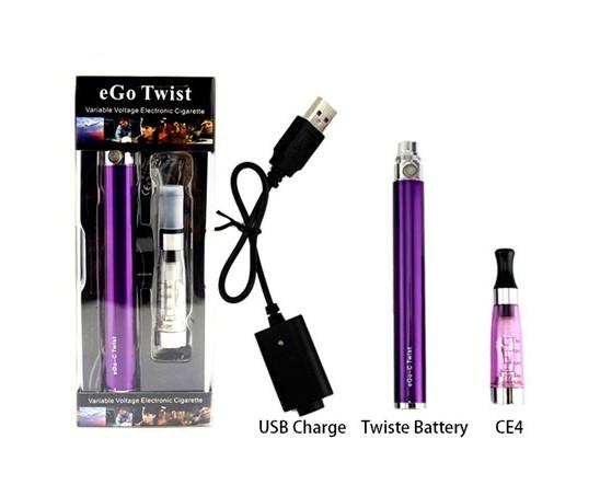 Cheap Huge Vaporizer Ecigarette Variable Voltage EGO C Twist Battery 3.2-4.8V EGO C Twist for sale