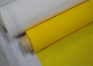 China Silk Screen Polyester Printing Mesh , Tensile Bolting Cloth Square Hole Shape on sale