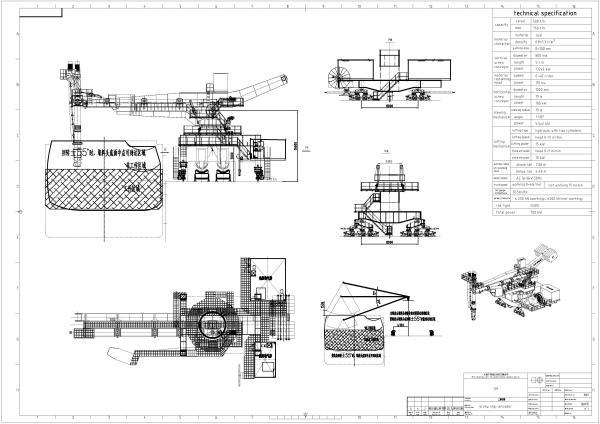 Cheap Screw ship unloader applied at seaport terminal for sale