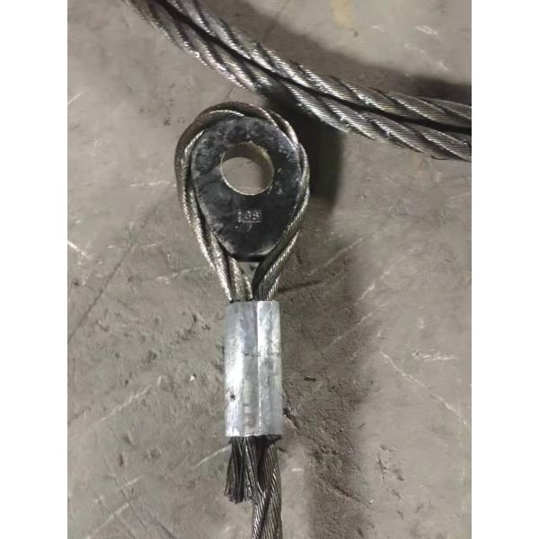 DIN 3091 Solid Thimble Rope Wire Fitting Marked With Nominal Size