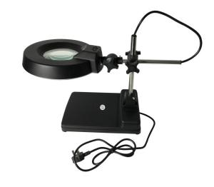 Best ESD Safe Fluorescent Illuminated Magnifying Lamp Desktop Lens T9 22 Watt wholesale