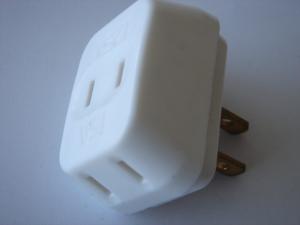 China EU Electric Power Sockets With Plug And Jack , Power Travel Plug Converter Adapter on sale