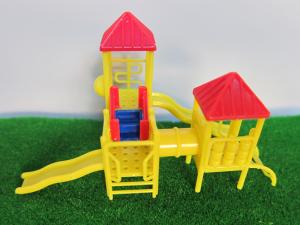 Best model outdoor materials,model mini children slide,model stuffs ,playground equipment figures,scale slides wholesale