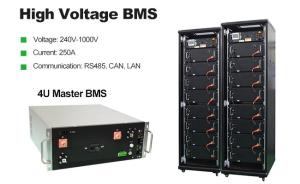 China GCE Lithium Ion Battery Bms 75S 250A 240V Relay Solution High Voltage on sale