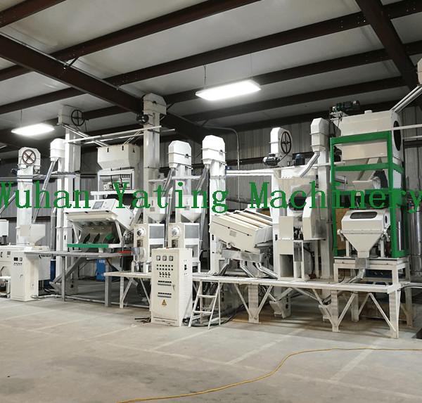Cheap Small Scale 40T/D Automatic Mini Rice Mill for sale