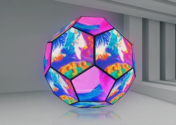 Cheap Dustproof Creative LED Display Screen RGB LED Sphere Display SMD2020 for sale