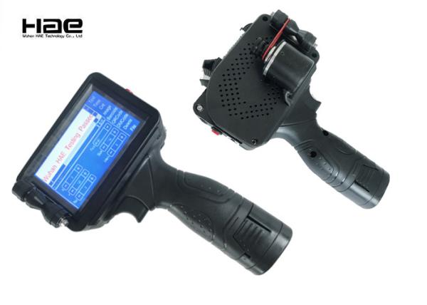 12.7mm Handheld Inkjet Coder , Portable Mobile Inkjet printer 600dpi Printing
