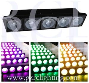 China Sound Control 5*10 Watt RGB Led Matrix Light , LED Stage Light DMX Control on sale