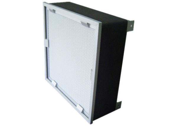 Cheap Cleanroom Ceiling Air HEPA Media Filter With Knock Down Type , Room Side Replaceable for sale