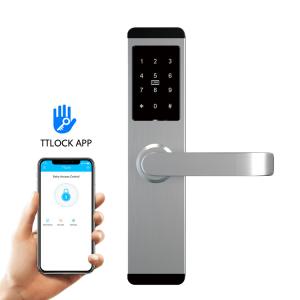 WiFi SS DC6V AA Smart Biometric Lock 50mm Thickness Digital Keyless Lock