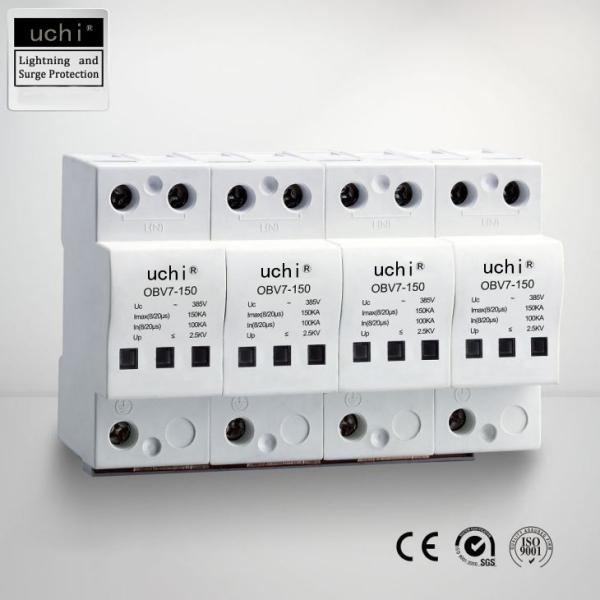 Cheap Maximum Discharge Current 150KA SPD Surge Protector OBV7 320V for sale