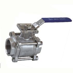 Best 3pc ball valve with ISO5211 mounting pad,stainless steel ball valve wholesale