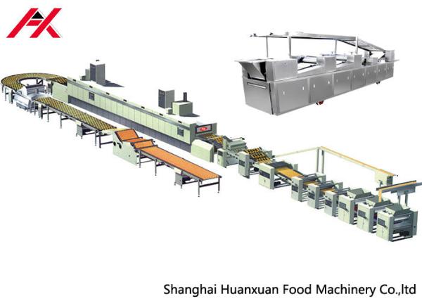 Cheap Automatic Biscuit Production Line , Bakery Biscuit Making Machine With High Efficiency for sale
