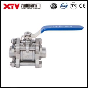 China Xtv 3PC 3/4 Inch Stainless Steel Butt Weld Ball Valve Made in for Thread End to End on sale