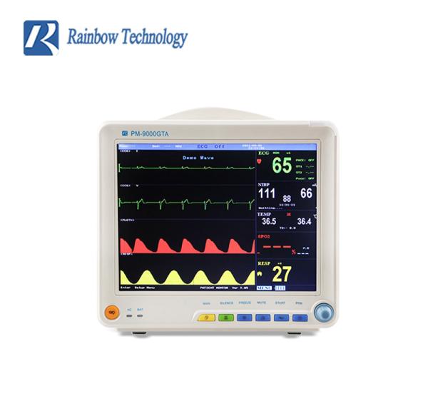 Cheap Multi Parameter Veterinary Monitor with 12.1'' Color TFT LCD for SpO2 Measurement for sale