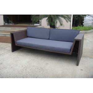 Best Double Seat Cane Lover Sofa , Washable Synthetic Rattan Couch wholesale