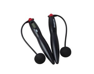 Simple Black Indoor Cordless Jump Rope JS-310 With 200mm Length And Loop Counter