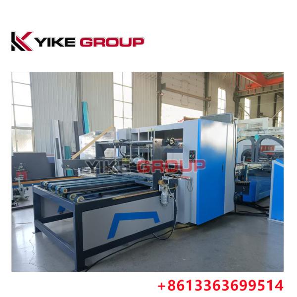 Cheap Automatic Box Folder Gluer Machine With PP Strapping Machine Making Carton Box for sale