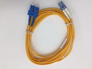 Duplex SC To LC Fiber Patch Cord 3.0-2m Single Mode Type For Active Device Termination