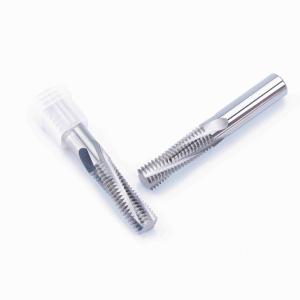Multi-Teeth Thread Carbide End Milling Cutters No Coating For Low Hardness Material