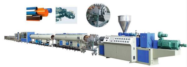 Cheap Pvc Pipe Manufacturing Process Plastic Extruder Machine With Double Screw for sale