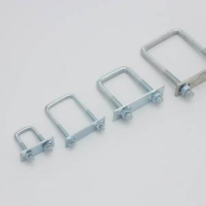 Best M12 U-shaped Square Clamp Right Angle U-shaped Bolt Square Tube Clamp wholesale