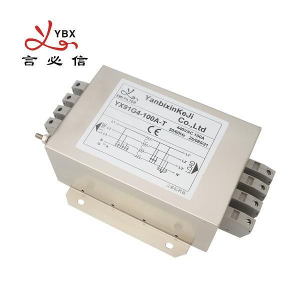 Cheap YX91G4-100A-T Three Phase Filter Terminal Block RFI/EMI Filter For Electric Oven for sale