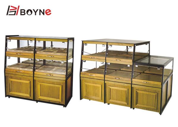 Cheap Single Side Normal Temperature Cake Display Case Bread Display Cabinet for sale
