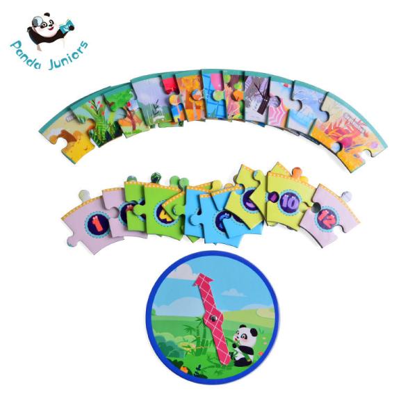 Cheap Creative Educational Time Number Block Puzzle Game Mathematics Enlightenment for sale