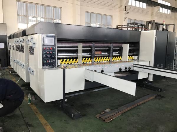 Cheap Automatic Carton Box 4 Color Printer Slotter Die Cutter Stacker for sale