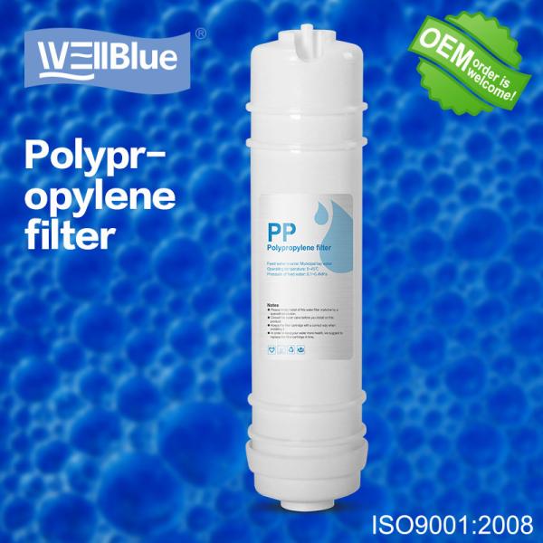 Cheap 5 Micron Sediment Ro Water Purifier Filter , PP Melt Blown Filter Cartridge for sale