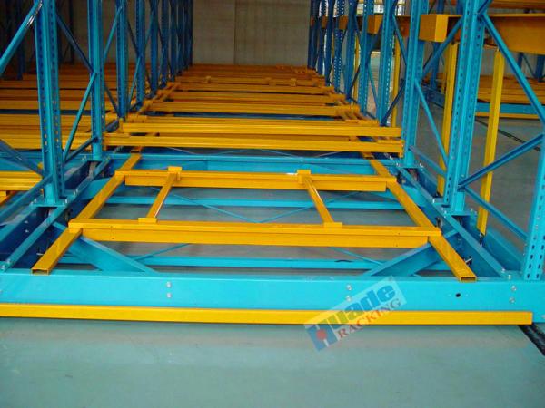 Cheap Freezers Rail Free Mobile Storage Racks 32000Kg Per Module Without Concrete Floor Construction for sale