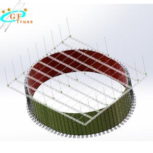China Circle Indoor/ Outdoor Event Led Truss Display Led Screen Truss on sale