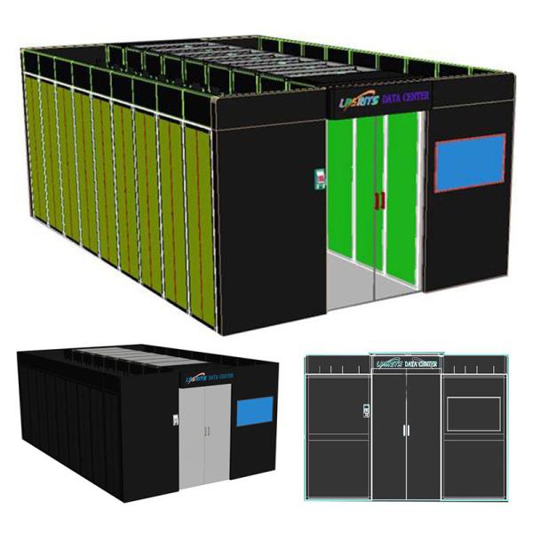 Cheap Dual Channel  Modular Computer Room 42U Intelligent Data Center Solution for sale
