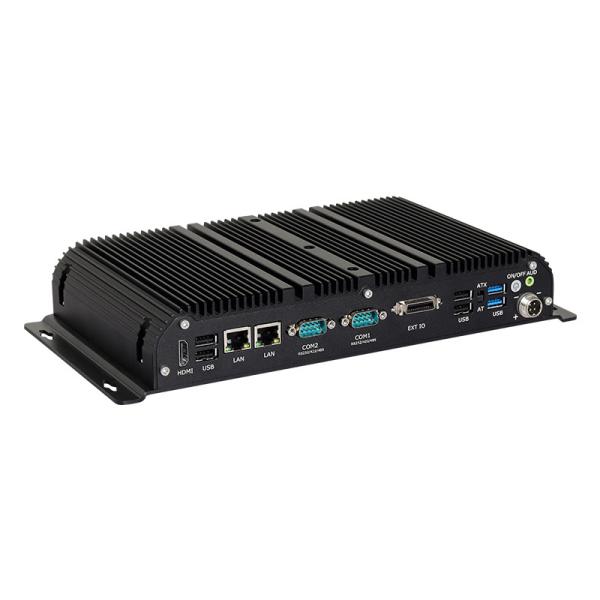 Cheap Dual LAN Dual COM Fanless PC With DDR4 32G Intel Celeron J4125 J6412 Mini PC for sale
