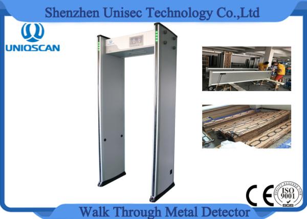 Cheap 0-999 Sensitivity walk through gate metal detector with 33  optional network for sale