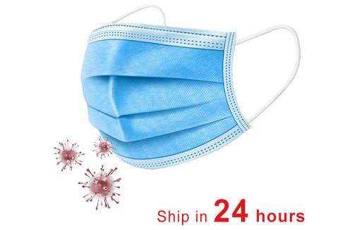 Cheap Disposable Non Woven PP 3 Ply Earloop Face Mask for sale