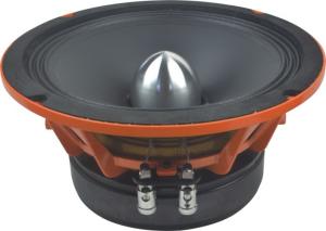 China 8 inch alluminum frame 2 voice coil midrange speaker on sale