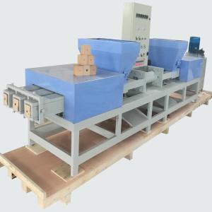 China Triple Head Pressed EPAL Wood Pallet Block Maker Machine on sale