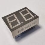 0.56inch Dual Digit 7-Segment LED Display Common Anode Yellow Color
