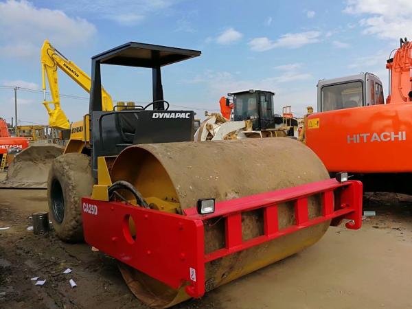 Cheap Used Road Roller Dynapac CA25D Single Drum Roller/Used Compactor For Sale for sale